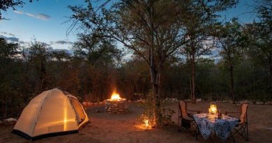 Camper en Namibie