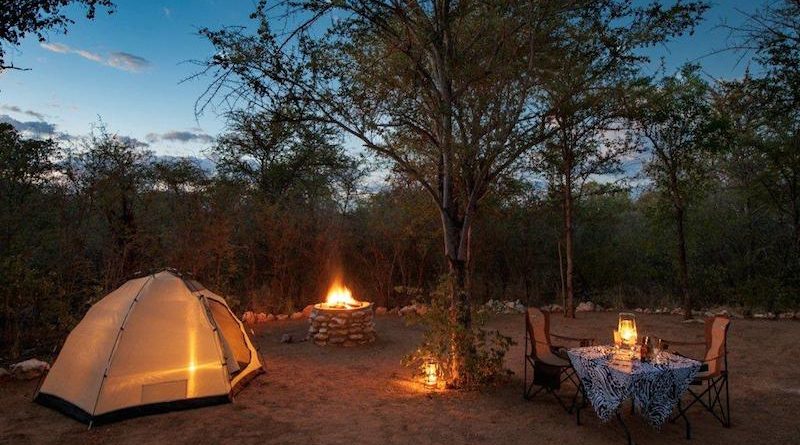 Camper en Namibie