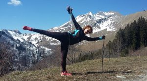 La marche nordique yoga